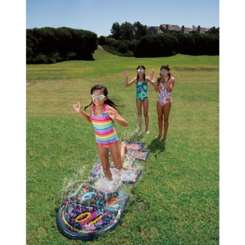 Chromadepth 3D Hopscotch Sprinkler Kids One Size Multicolor Inflatable Water Mat